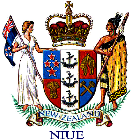 The coat of arms of Niue