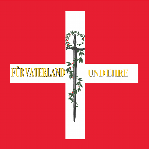 The cross becomes the federal arms